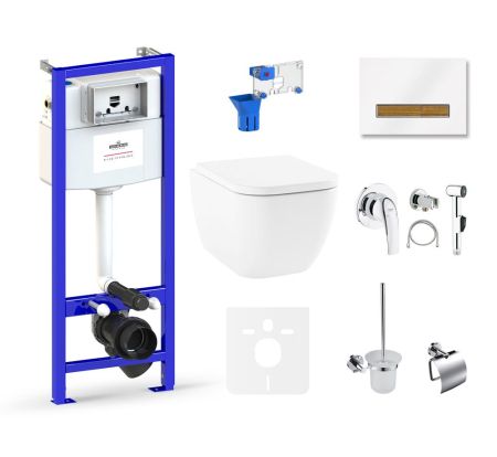 Комплект 10 в 1 Lavinia Boho One Rimless 75110594, премиум со стеклянной клавишей, артикул 75110594