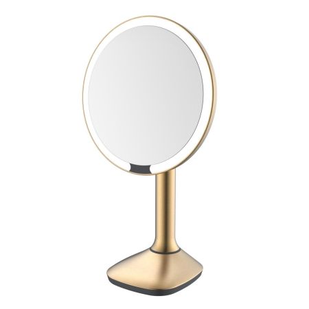 Зеркало косметическое с подсветкой JAVA S-M8888LB, матовое золото, артикул S-M8888LB