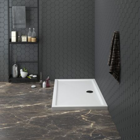 Комплект прямоугольного душевого поддона с сифоном Lavinia Boho One 3701610S, 100 х 90 см, артикул 3701610S