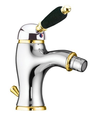 Смеситель для биде Fiore IMPERIAL BLACK 89CO5321, хром/золото, артикул 89CO5321