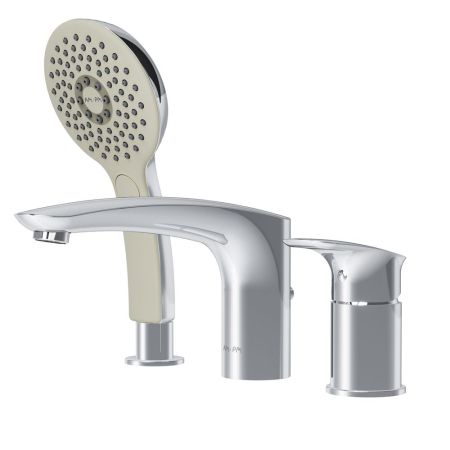 F50A01300 Inspire V2.0, смеситель на борт ванны, трёхсекционный, излив мм, хром, шт