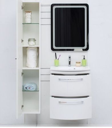 Шкаф-пенал De Aqua Тока 1 35 L белый