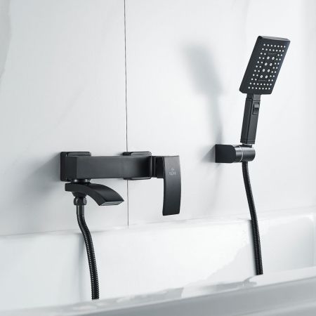 Смеситель для ванны Rose R1552H, черный