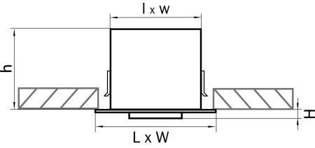 Светильник точечный встраиваемый декоративный под заменяемые галогенные или LED лампы Cardano Lightstar 214110, артикул 214110