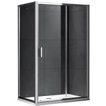 Душевой уголок Gemy S30191E-A100 130х100 профиль Хром стекло прозрачное, артикул S30191E-A100