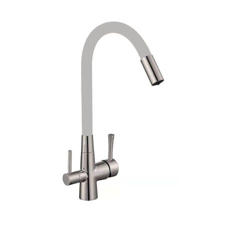 Смеситель для кухни с подключением к фильтру Savol S-L1806L-04, сатин, артикул S-L1806L-04