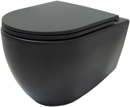 Чаша подвесного унитаза Allen Brau Reality 4.32006.31 черный матовый, артикул 4.32006.31