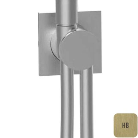 Шланговое подсоединение, Almar, Showers Accessories, держатель для душа-есть, шланг-есть, длина шланга, мм-1500, внутренняя часть-необходимо заказать, цвет-High Brass Brushed PVD, артикул E192001.HB