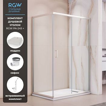 Комплект прямоугольник: RGW PA-245 + RGW LUX/TN + RGW Velplex QYD-06 + RGW SP-23