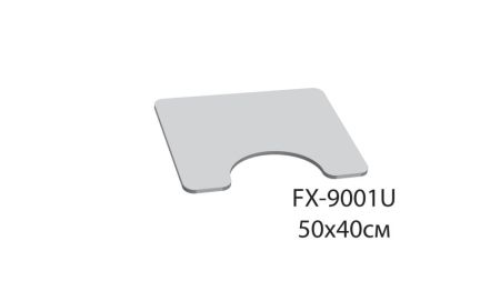 Коврик для ванной комнаты FIXSEN LUSH FX-9001U, серый, артикул FX-9001U