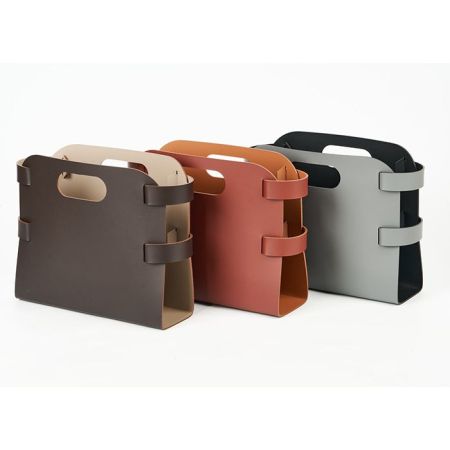 ADJ Журнальница, 16x36xH25 см., цвет: серый/черный, артикул 9868.03/01