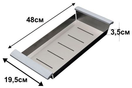 Коландер ZorG SH 17-1 Нержавеющая сталь, артикул SH 17-1