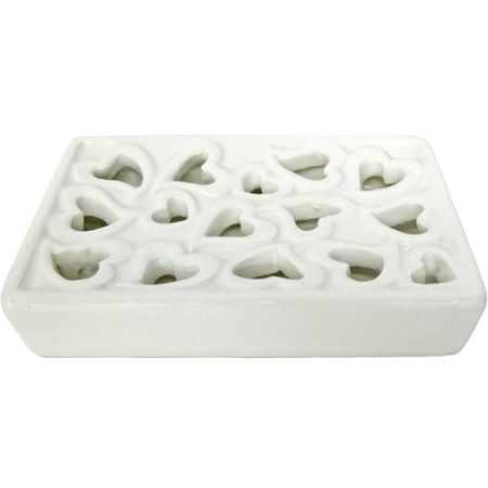 Мыльница настольная Fixsen Hapy A211-W-4 Белая, артикул A211-W-4