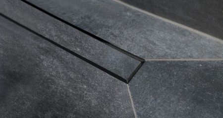 Душевой поддон под плитку Confluo Board UNI 1200 со встроенный лотком Frameless Line 550