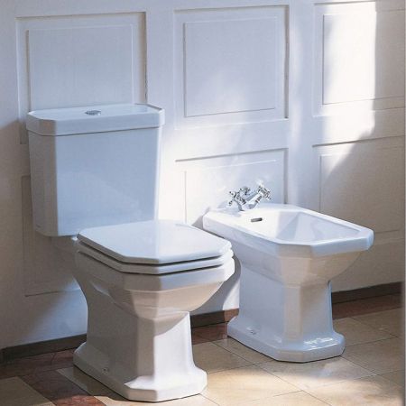 Duravit 1930 Унитаз моноблок, 355х665 мм слив в стену. цвет: белый, артикул 0227090000