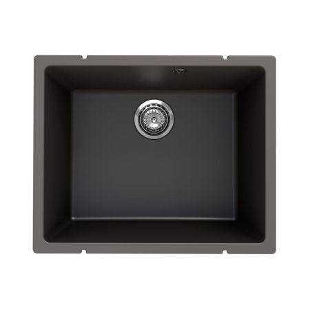 Кухонная мойка Ulgran Quartz Under 500-09, асфальт, артикул Under 500-09