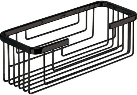 Gedy, решётка прямоугольная 1-уровневая (25,2х10,2хh8,6), цвет черный матовый, артикул 2419(14)