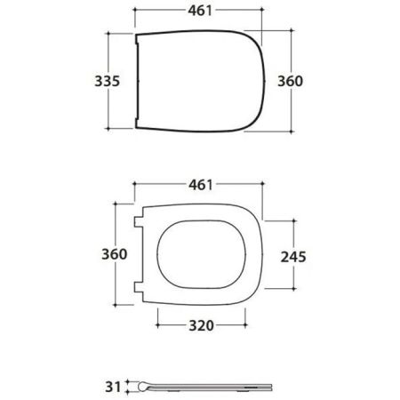 GLOBO GENESIS Сиденье для унитаза GNS02/GN001, быстросъемное, цвет белый матовый/хром (микролифт)