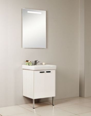 Тумба под раковину Акватон Йорк 60 1A170201YOAY0 белый/выбеленное дерево, артикул 1A170201YOAY0