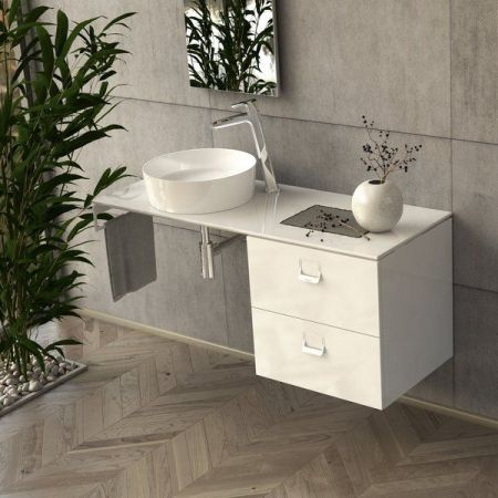 Тумба под раковину Ravak SD Comfort 60 X000001377 подвесная Белый глянец, артикул X000001377