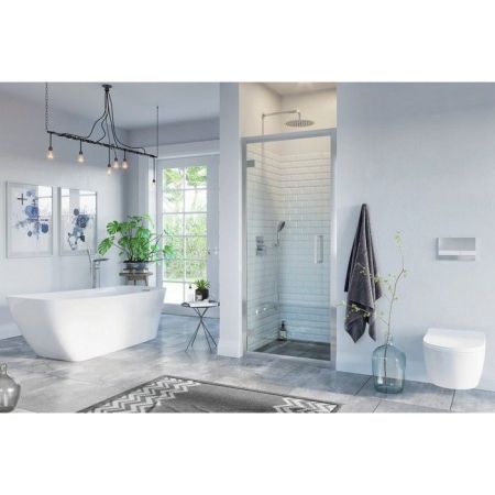 Душевая дверь EXCELLENT Серия 600 90 см (хром), артикул KAAC.1905.900.LP