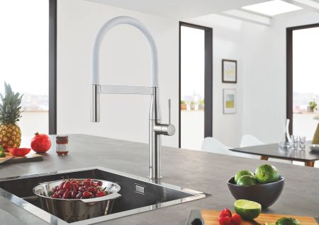 Гибкий шланг GROHE GROHFlexx для смесителя Essence, жемчужный (30321MW0), артикул 30321MW0