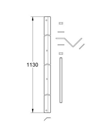 Комплект для углового монтажа систем инсталляции GROHE Rapid SL (38562001), артикул 38562001