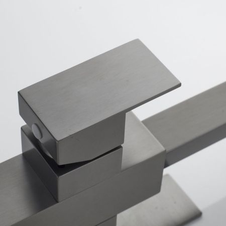 Смеситель для кухни с подключением фильтра Shevanik S148T, оружейная сталь, артикул S148T