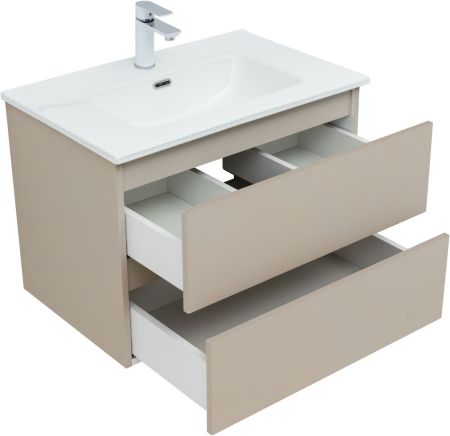Тумба под раковину Aquanet Вега 2.0 70 бежевый, артикул 00337942