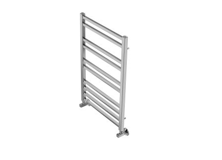 Полотенцесушитель водяной Aquatek (Акватек) Альтаир П10 500х800 мм, подключение нижнее/диагональное, сверхпрочная пищевая нержавеющая сталь AISI 304L, гарантия 10 лет, артикул AQ KK1080CH
