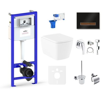 Комплект 10 в 1 Lavinia Boho Aveo Rimless 75110729, премиум со стеклянной клавишей