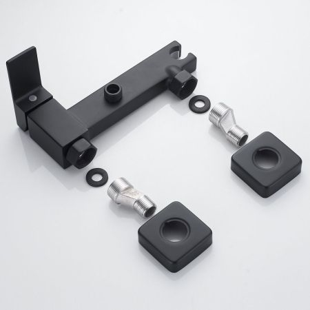 Гигиенический душ со смесителем Rose R2805H-1, черный