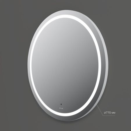 M85AMOX0801WG Универсальное зеркало с контурной LED-подсветкой, ИК- сенсором, круглое, 80 см, артикул M85AMOX0801WG
