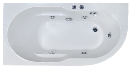 Гидромассажная ванна Royal Bath AZUR STANDART 170x80x60L, артикул RB614203ST-L