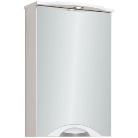 Зеркальный шкаф Runo Ибица 50 4620750023713 с подсветкой Белый, артикул 4620750023713