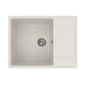 Кухонная мойка Practik PR-M-650-001 (без сифона), белый камень