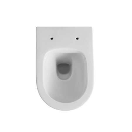 Унитаз подвесной Cute VT1-24 безободковый, цвет белый, ультратонкое soft-close сиденье, артикул VT1-24