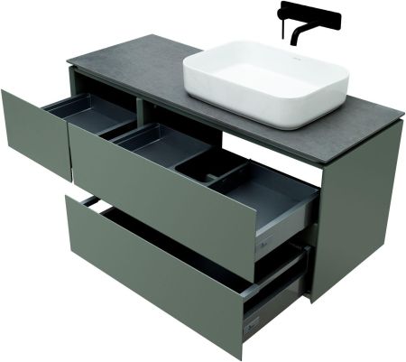 Тумба под раковину Allen Brau Infinity 120 1.21007.CGM R олива матовый, артикул 1.21007.CGM