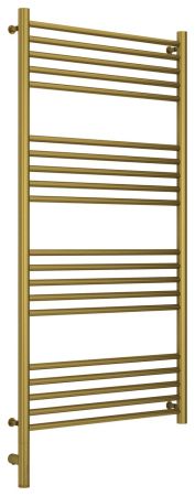 Полотенцесушитель электрический "БОГЕМА 3.0" прямая 1200х600 / МЭМ левый (Состаренная латунь), артикул 051-5804-1260