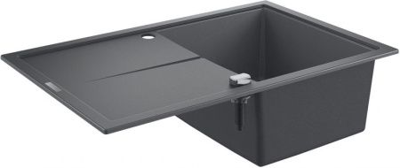 Мойка GROHE K400, 780 x 500 мм, серый гранит (31639AT0) Мойка GROHE K400, 780 x 500 мм, серый гранит (31639AT0)