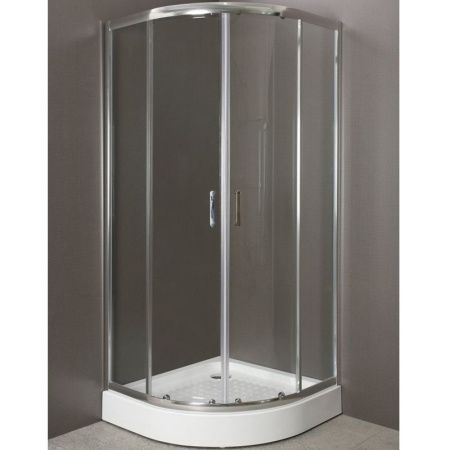 Душевой уголок BelBagno Uno R-2 95x95 профиль Хром стекло прозрачное Душевой уголок BelBagno Uno R-2 95x95 профиль Хром стекло прозрачное