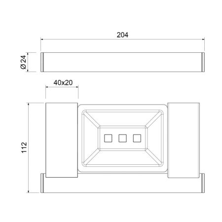 Полка Timo Luiro золото матовое (18522/17), артикул 18522/17