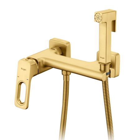 Гигиенический душ со смесителем Raglo R51.51.03, сатин золотой