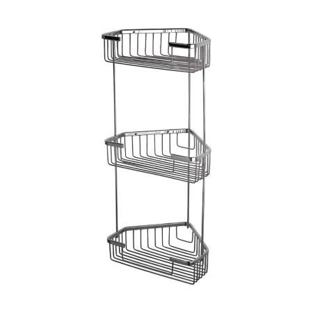 Полка угловая тройная Maretti AC58R335-3, хром, артикул AC58R335-3