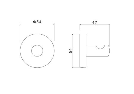 Крючок AQUATEK AQ4201CR ОБЕРОН, артикул AQ4201CR