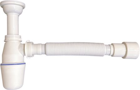 Сифон для раковины Aquanet с выпуском d40/50, белый, артикул 00342064