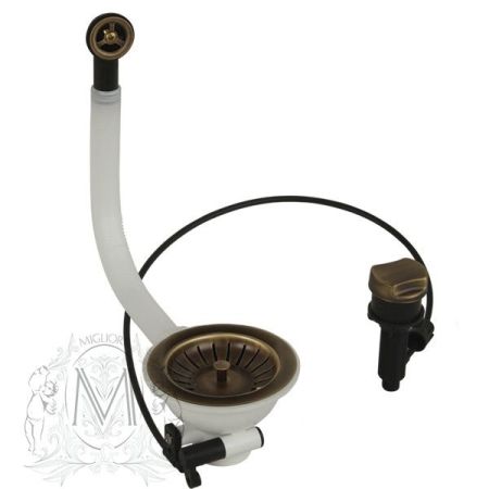 Слив-перелив Migliore Complementi ML.RIC-10.130.BR BR (бронза), артикул ML.RIC-10.130.BR