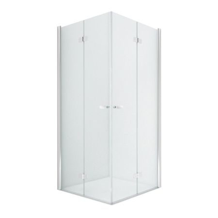 Душевое ограждение NEW TRENDY NEW SOLEO складные 2D 100x100x195 D-0150A/D-0154A (хром), артикул D-0150A/D-0154A