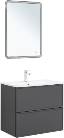 Тумба под раковину Aquanet Арт 75 ясень графит, артикул 00329064