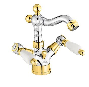 Смеситель для биде Fiore COLONIALE 02CO0635, хром/золото